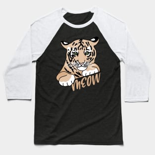 Meow Siberian Malayan Sumatran Tiger Lover Bengal Tiger Baseball T-Shirt